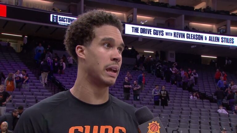 Oso Ighodaro Postgame On-Court Interview after win in Sacramento Phoenix Suns 3-3-26