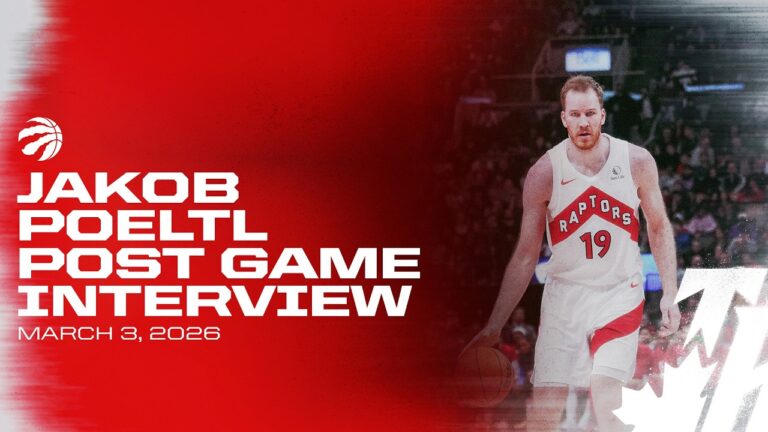 Jakob Poeltl Post Game vs Knicks March 03, 2026