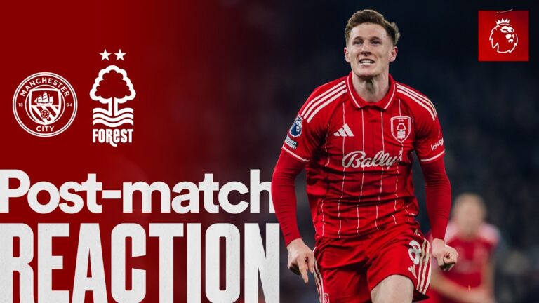 Elliot Anderson’s Reaction Manchester City 2-2 Nottingham Forest Premier League