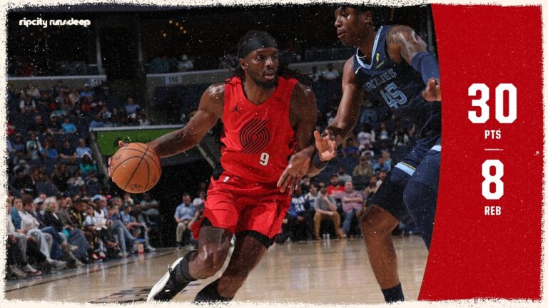 Jerami Grant Has A Crazy Night With 30 Points In Win Over Grizzlies Trail Blazers March 4, 2026