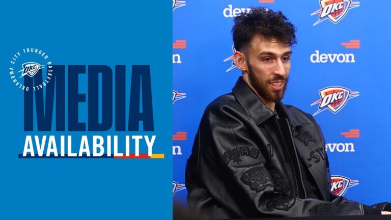 Chet Holmgren postgame on his looks from behind the arc tonight Postgame Media March 4, 2026