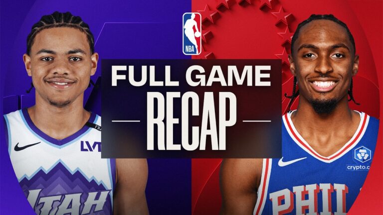 Game Recap: 76ers 106, Jazz 102