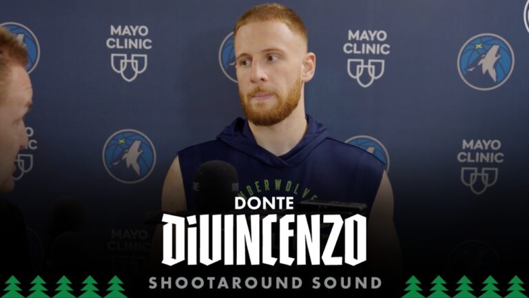 Every Single Night Is 100 Energy, 100 Effort. Donte DiVincenzo Shootaround Sound 03.05.26