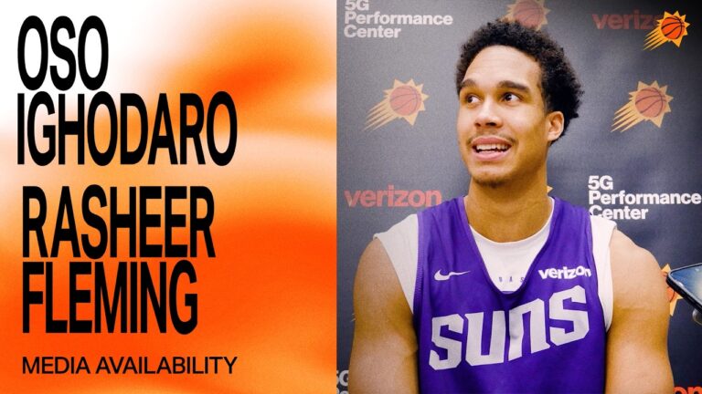 Oso Ighodaro and Rasheer Fleming Shootaround Media Availability 3-5-26 Phoenix Suns