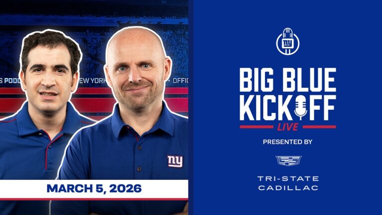 March 4, 2026 Big Blue Kickoff Live New York Giants