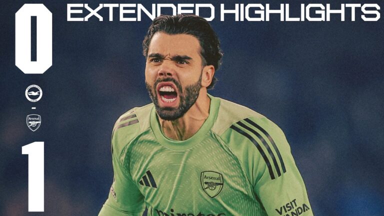 GUNNERS EXTEND LEAD AT TOP EXTENDED HIGHLIGHTS Brighton vs Arsenal (0-1) Saka Premier League