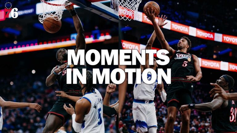 Moments in Motion: Sixers vs. Jazz 03.04.26