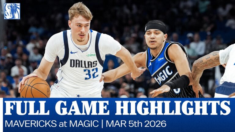 Mavericks Highlights at Orlando Magic March 5, 2026
