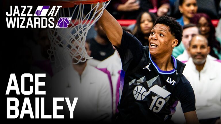 Ace Bailey Career Night Utah Jazz