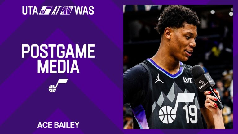 Ace Bailey felt amazing while producing a career-high 32 points against Washington