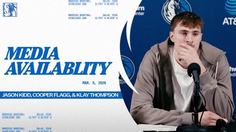 Jason Kidd, Cooper Flagg, & Klay Thompson Post-Game Media Availability ORL 3 05 26