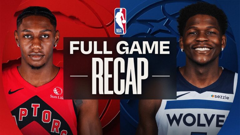 Game Recap: Timberwolves 115, Raptors 107