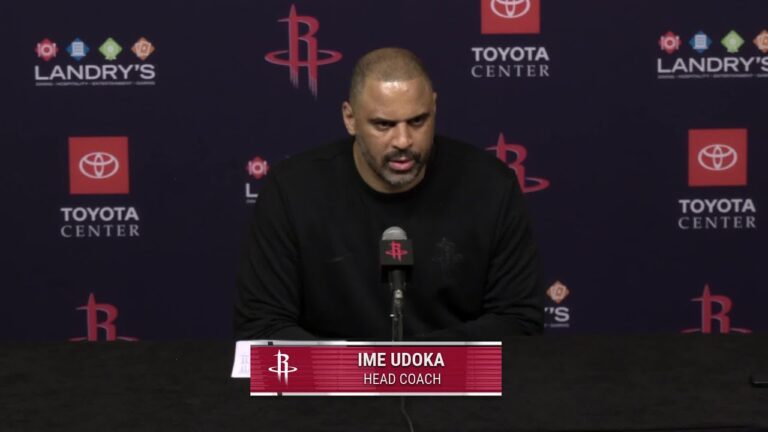 Ime Udoka with a Press Conference vs Warriors