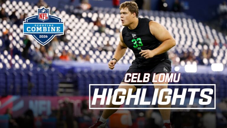 Caleb Lomu’s 2026 NFL Scouting Combine Workout