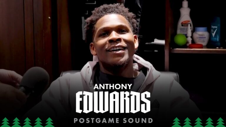Its Starting To Feel Like A Family Here. Anthony Edwards Postgame Sound 3.5.26