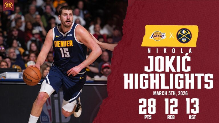 Nikola Jokić 23RD TRIPLE-DOUBLE Highlights vs. Lakers