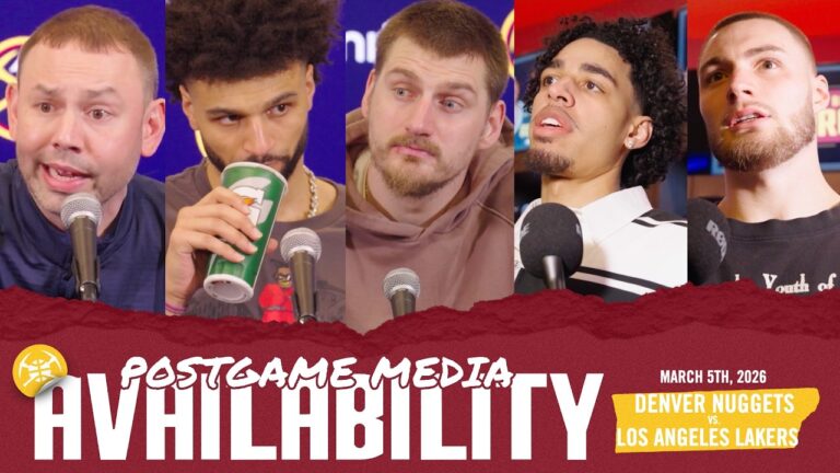 I Believe We Have Enough In The Room To Always Get The Job Done Nuggets Postgame Media vs. LAL