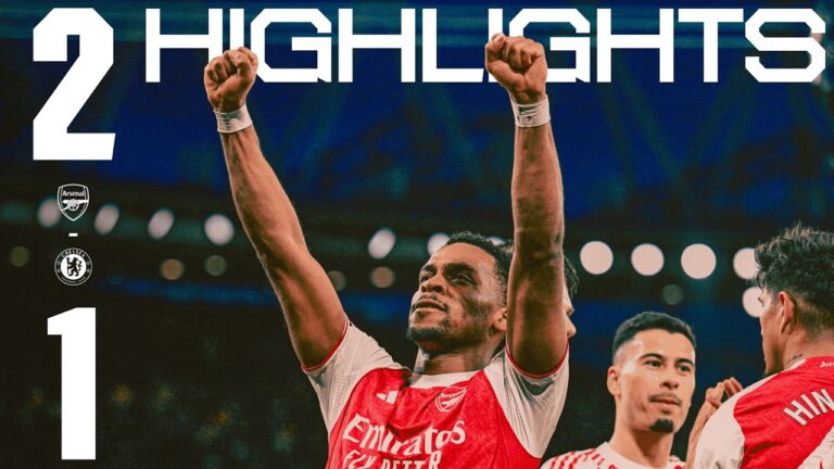 SALIBA & TIMBER GOALS EARN ALL THREE POINTS HIGHLIGHTS Arsenal vs Chelsea (2-1) l Premier League