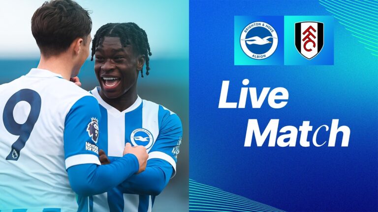 PREMIER LEAGUE 2 LIVE! Brighton v Fulham