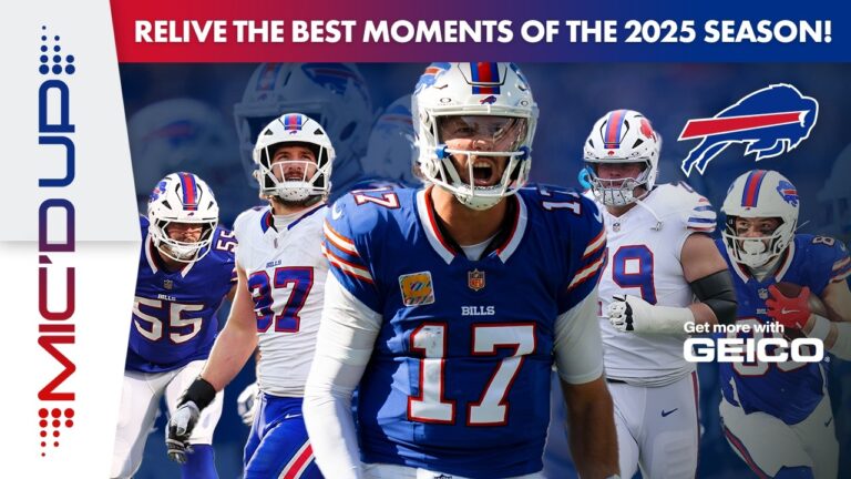 Best Mic’d Up Moments of the 2025 Season! Buffalo Bills