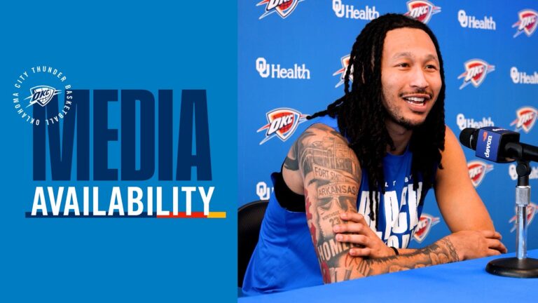 Practice Media Availability with Jaylin Williams March 6, 2026 OKC Thunder