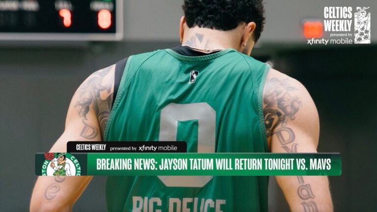 BREAKING NEWS: Jayson Tatum Will Return Tonight Against the Dallas Mavericks