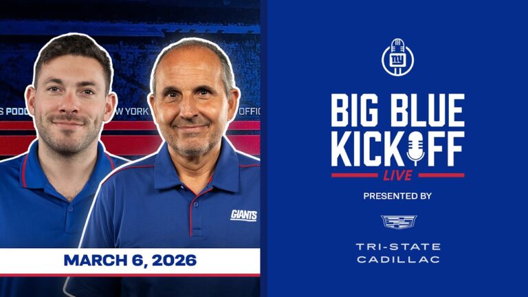 March 6, 2026 Big Blue Kickoff Live New York Giants