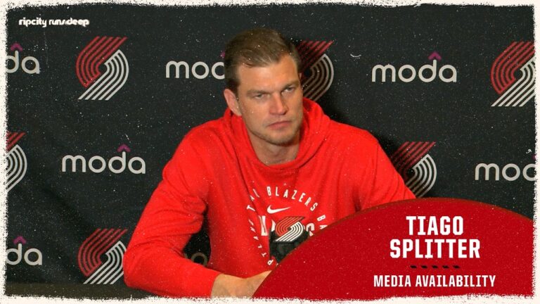 Tiago Splitter Pregame Media Availability Trail Blazers at Rockets March 6, 2026
