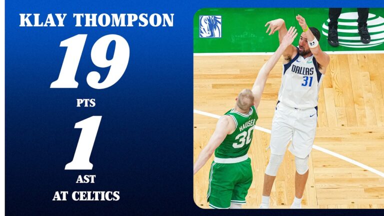 Klay Thompson (19 PTS 1 AST) at Boston Celtics March 6, 2026