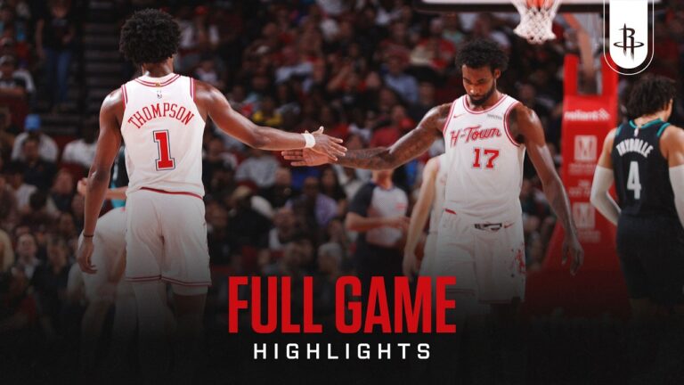 Houston Rockets Highlights vs. Portland Trail Blazers