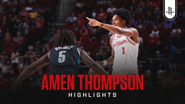 Amen Thompson (26 points) Highlights vs. Portland Trail Blazers