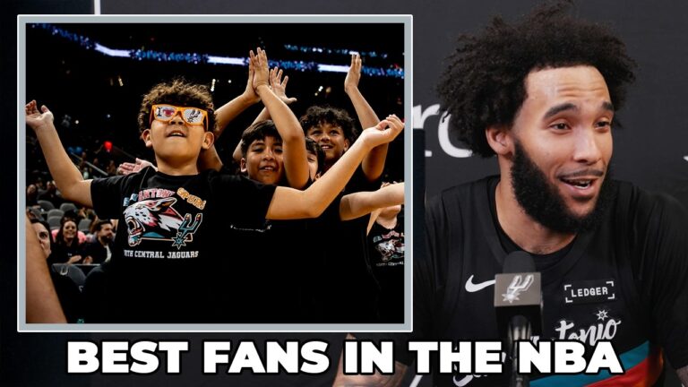 Julian Champagnie on Having the Best Fans in the NBA