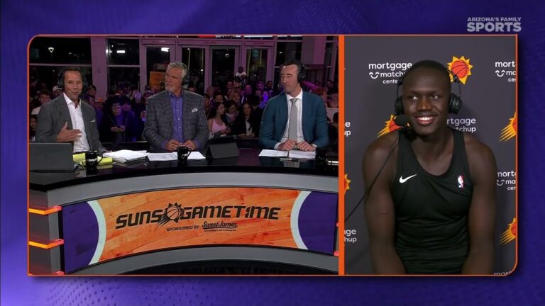 Khaman Maluach Postgame Interview Phoenix Suns 3-6-25