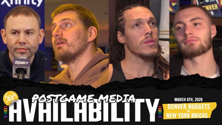 ALL Denver Nuggets Postgame Media vs. NYK