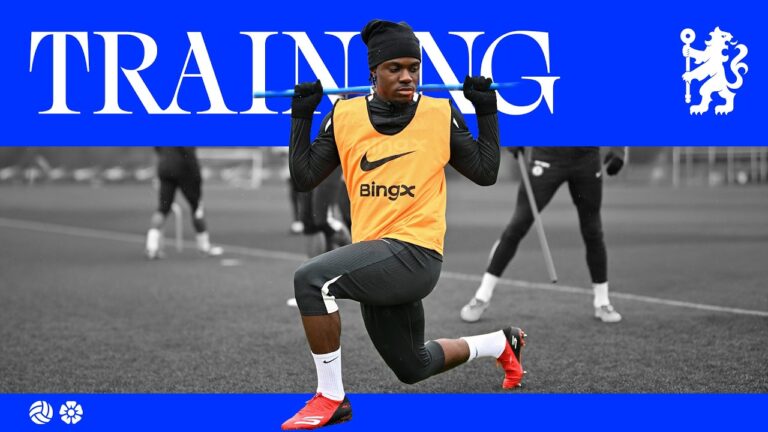 TRAINING ahead of Wrexham Chelsea Training CFC 25 26