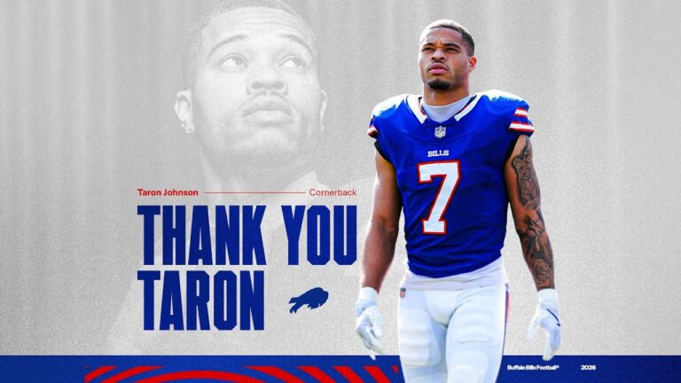 Thank You Taron Johnson! Buffalo Bills