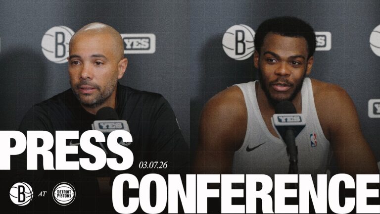 Jordi Fernàndez and Day’Ron Sharpe Postgame Press Conferences vs Detroit