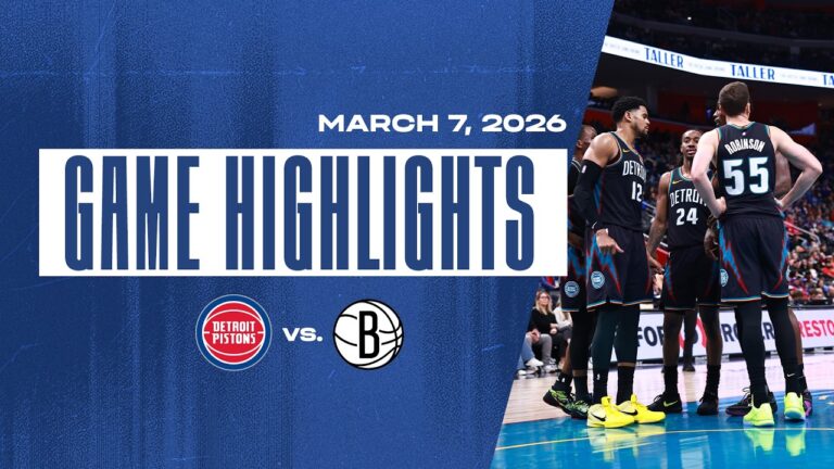 Detroit Pistons vs. Brooklyn Nets GAME HIGHLIGHTS 3.7.2026