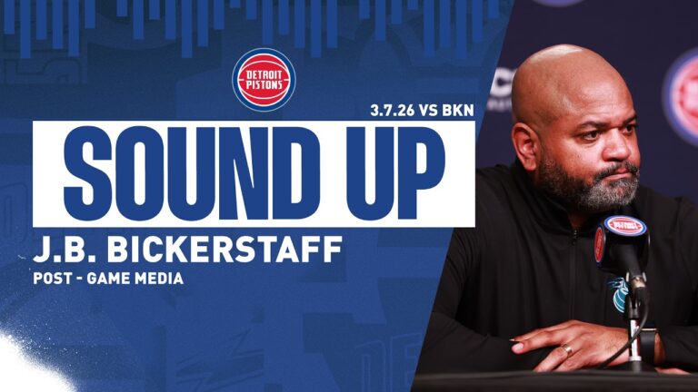Post-Game Press Conference: J.B. Bickerstaff Pistons vs. Nets 03.07.26