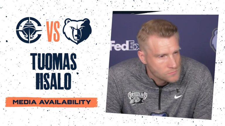 Tuomas Iisalo Press Conference Grizzlies vs. Clippers