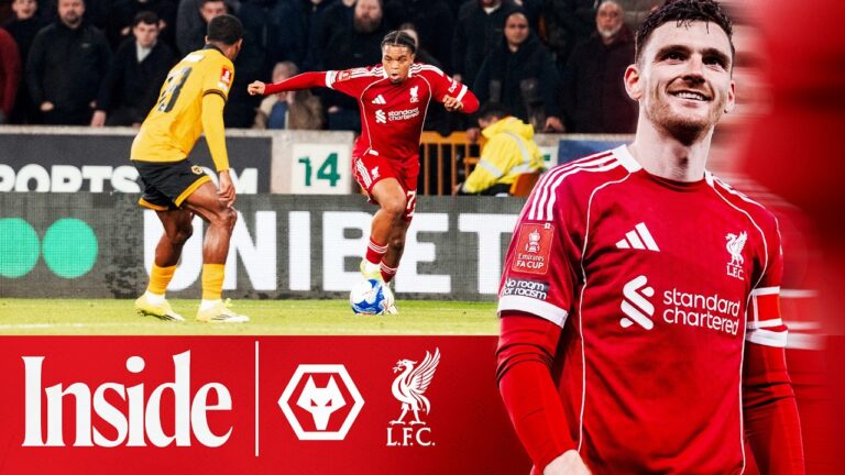 Inside: BEST Behind The Scenes of FA Cup Win! Wolves 1-3 Liverpool
