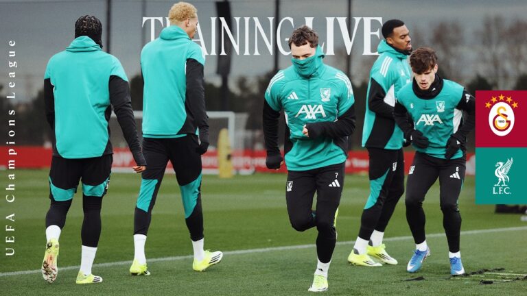 TRAINING LIVE: Galatasaray vs Liverpool Reds prepare at the AXA Training Centre