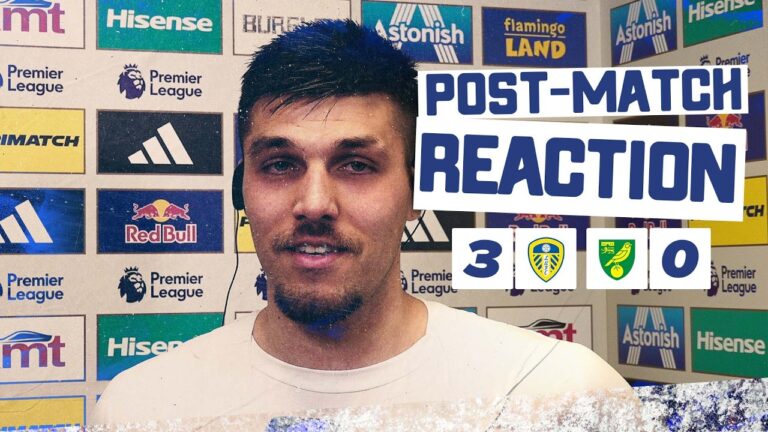It feels good Joel Piroe on win and goal Leeds United 3-0 Norwich City