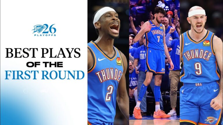 1 Hour of the Best Plays from Round 1 OKC Thunder NBA Playoffs