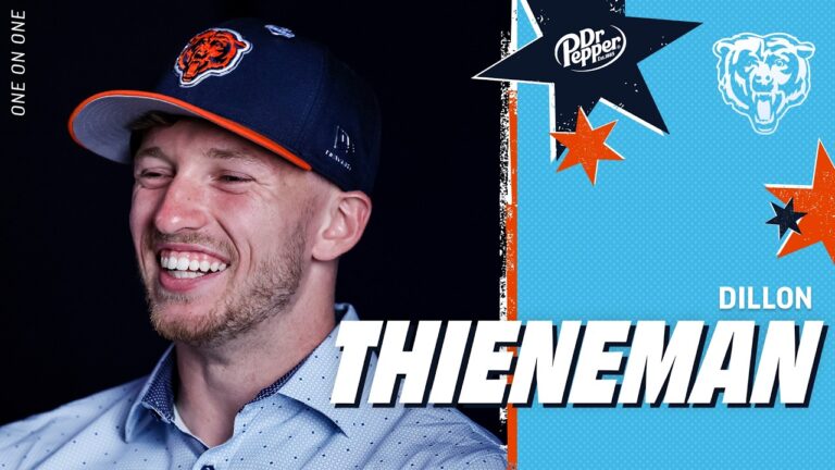 1-on-1 interview with Dillon Thieneman Chicago Bears