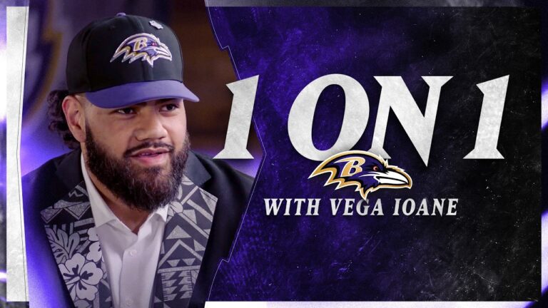 1-on-1 With Vega Ioane Baltimore Ravens