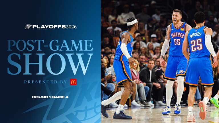 2026 Playoff Post Game Show Presented by McDonald’s Thunder Advances to Western Conference Semis