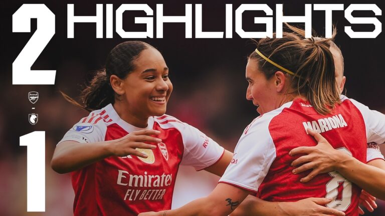 ADVANTAGE ARSENAL! MARIONA &amp SMITH SCORE IN SEMI-FINAL HIGHLIGHTS Arsenal 2 – 1 Lyon UWCL