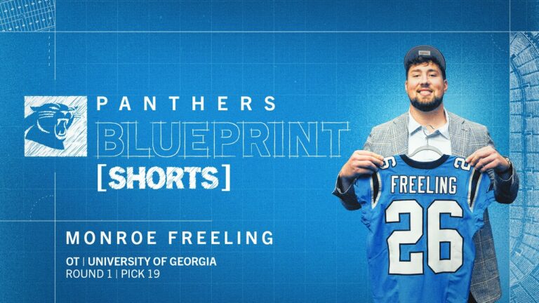 Blueprint SHORTS: The Process that led to Monroe Freeling Becoming a Panther Carolina Panthers