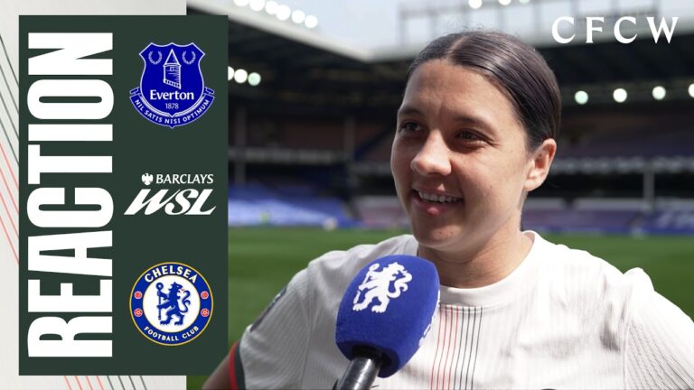 BOMPASTOR, KERR & NUSKEN react post-Everton Everton 1-4 Chelsea WSL 2025 26